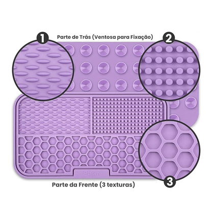 Tapete Alimentador Lento para Cães e Gatos | Silicone