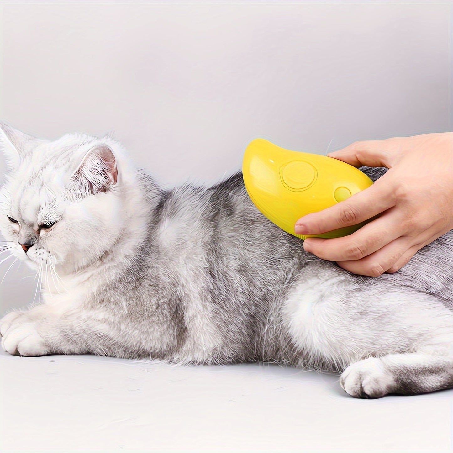 Escova a Vapor para Remoção de Pelos de Cães e Gatos