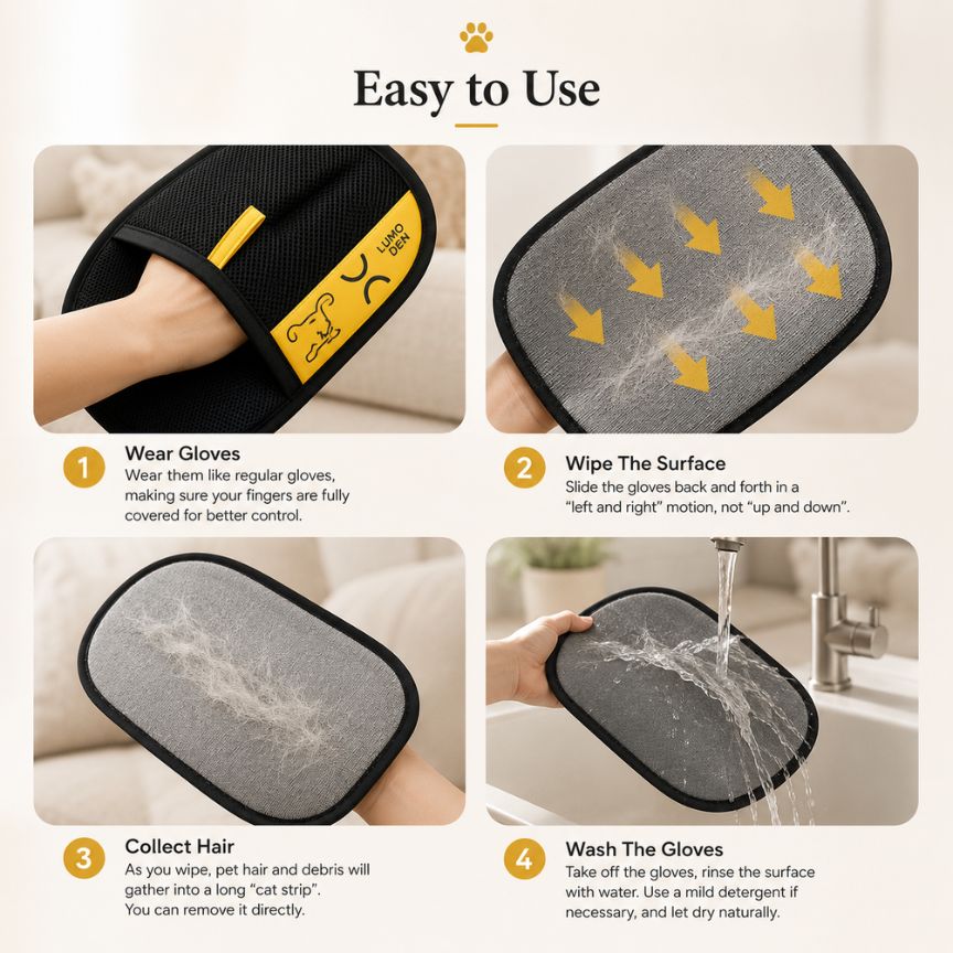 LumoCare™ Deshedding Glove