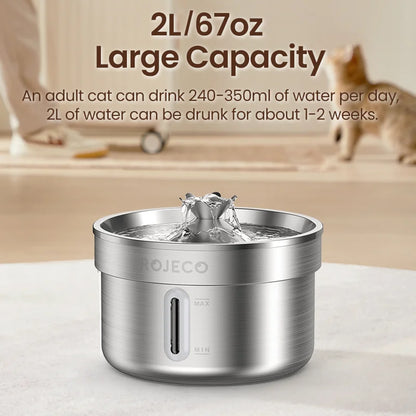 LumoFlow™ Stainless Steel Fountain