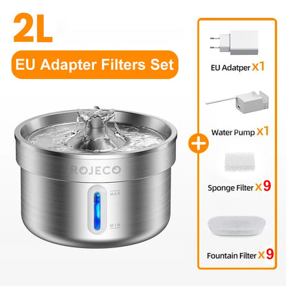 LumoFlow™ Stainless Steel Fountain