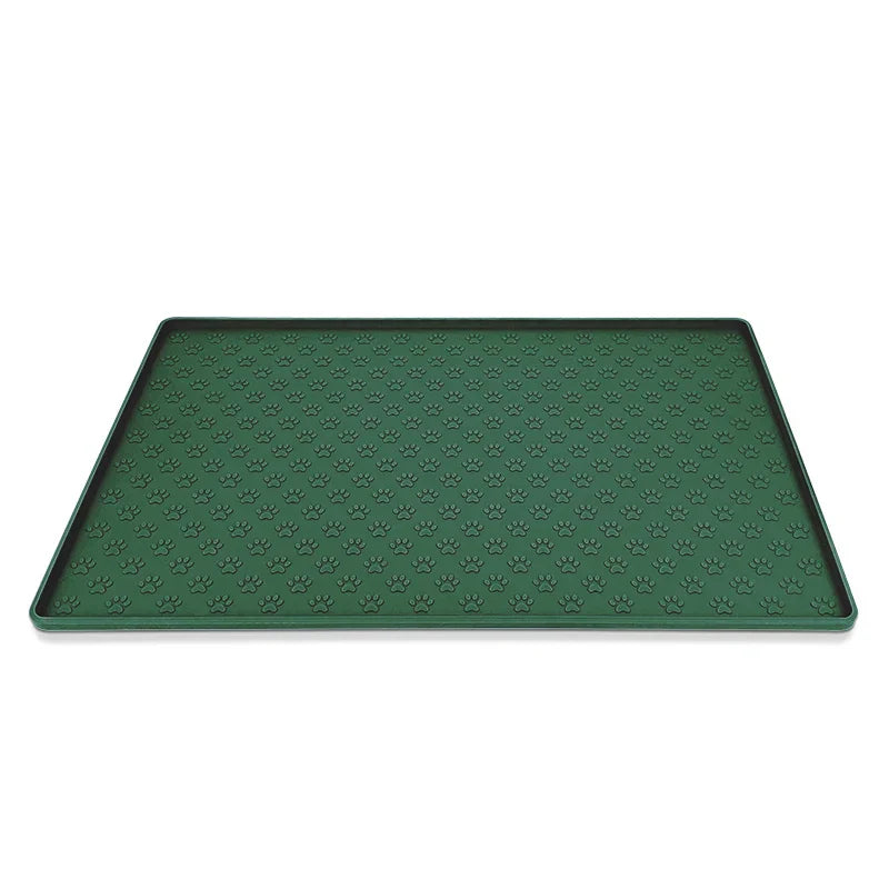Tapete de Silicone Impermeável para Comedouro de Pets