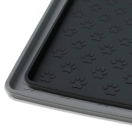 Tapete de Silicone Impermeável para Comedouro de Pets
