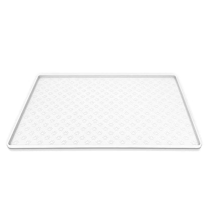 Tapete de Silicone Impermeável para Comedouro de Pets